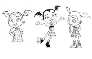 Vampirina boyama sayfası,  coloring page, Farklı Açılardan Keyifli V, 