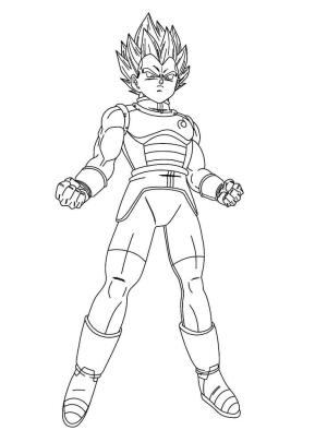 Vegeta boyama sayfası,  coloring page, Güzel Vegeta, 