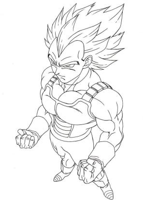 Vegeta boyama sayfası,  coloring page, Süper Vegeta, 