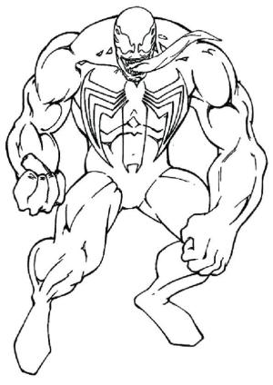 Venom boyama sayfası,  coloring page, Venom Örümcek Adam, 