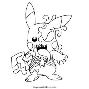 Venom boyama sayfası – PDF indir, sevimli karakter