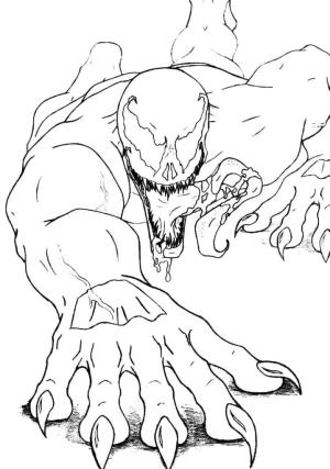 Venom boyama sayfası,  coloring page, Duvara Venom çiz, 