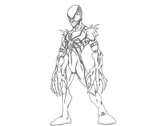 Venom boyama sayfası,  coloring page, Anti Venom, 