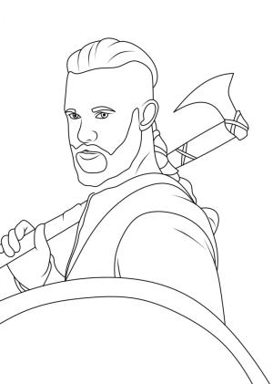 Vikingler boyama sayfası,  coloring page, Vikingler boyama sayfası 1, 