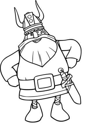 Vikingler boyama sayfası,  coloring page, Viking boyama sayfası 1, 