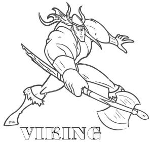 Vikingler boyama sayfası,  coloring page, viking 1, 