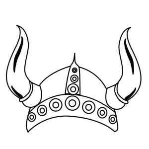 Vikingler boyama sayfası,  coloring page, Viking başlığı, 