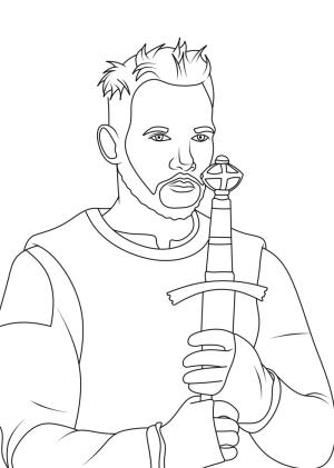 Vikingler boyama sayfası,  coloring page, Viking Heahmund boyama sayfası., 