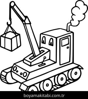 Vinç boyama sayfası – ücretsiz yazdır, boyama etkinliği