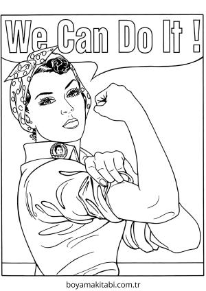 Vintage boyama sayfası – çocuklar için, çizgi film temalı