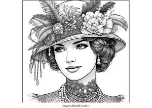 Vintage Boyama Sayfaları