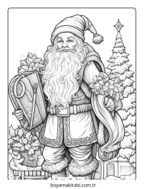 Vintage boyama sayfası – eğlenceli etkinlik, el becerilerini geliştirir