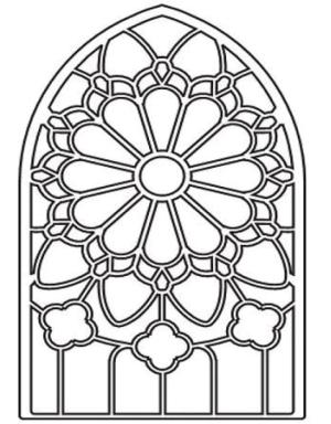 Vitray boyama sayfası,  coloring page, Vitray Ücretsiz Yazdırılabilir, 