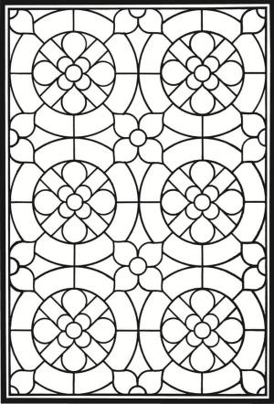 Vitray boyama sayfası,  coloring page, Vitray Desenleri, 