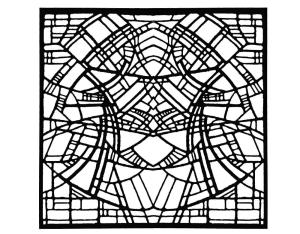 Vitray boyama sayfası,  coloring page, Kilise Vitray, 