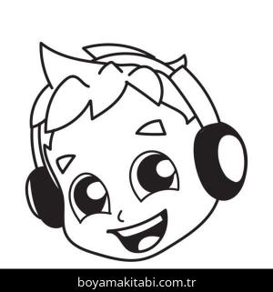 Vlad ve Niki boyama sayfası – el becerilerini geliştirir, boyama çalışması