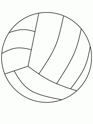 Voleybol boyama sayfası,  coloring page, Temel Voleybol, 