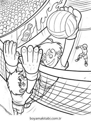 Voleybol boyama sayfası – ücretsiz yazdır, boyama etkinliği