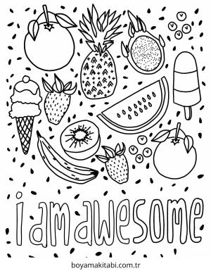 Vsco boyama sayfası – kolay boyama, eğitici aktivite