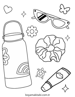 Vsco boyama sayfası – evde etkinlik, ücretsiz yazdır