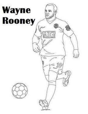 Wayne Rooney boyama sayfası,  coloring page, Şişman Wayne Rooney, 