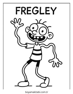 Wimpy boyama sayfası – okul öncesi, evde etkinlik