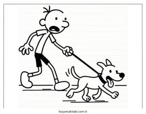 Wimpy boyama sayfası – yaratıcılık, eğlenceli etkinlik