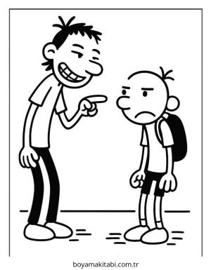 Wimpy boyama sayfası – boyama çalışması, yaratıcılığı geliştirir
