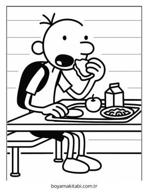 Wimpy boyama sayfası – çocuk aktivitesi, PDF indir
