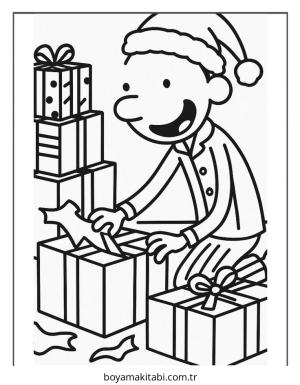 Wimpy boyama sayfası – eğitici aktivite, yaratıcılık