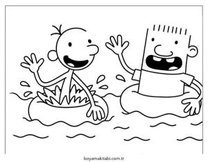 Wimpy boyama sayfası – boyama etkinliği, çocuk aktivitesi