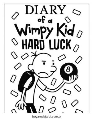 Wimpy boyama sayfası – çocuklar için, çizgi film temalı