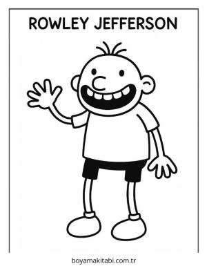 Wimpy boyama sayfası – eğlenceli etkinlik, el becerilerini geliştirir
