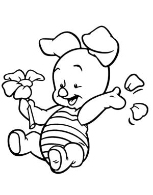 Ayı Winnie (Winnie-the-Pooh) boyama sayfası,  coloring page, Sevimli Piglet Çiz, 