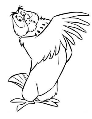 Ayı Winnie (Winnie-the-Pooh) boyama sayfası,  coloring page, Winnie the Pooh’daki Baykuş ücretsiz, 