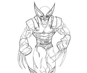 Wolverine boyama sayfası,  coloring page, İnanılmaz Wolverine, 