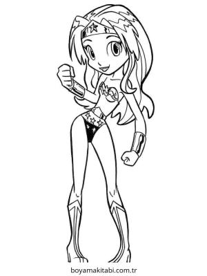 Wonder Woman Boyama Sayfaları