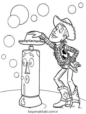 Woody boyama sayfası – sanatsal çalışma, çocuklar için