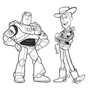 Woody boyama sayfası,  coloring page, Güzel Odunsu ve Buzz, 