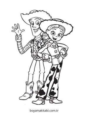 Woody boyama sayfası – eğlenceli etkinlik, el becerilerini geliştirir