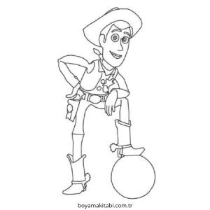 Woody boyama sayfası – evde etkinlik, ücretsiz yazdır