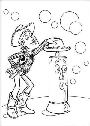 Woody boyama sayfası,  coloring page, Büyük Woody ve Arkadaş, 