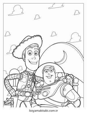 Woody boyama sayfası – PDF indir, sevimli karakter