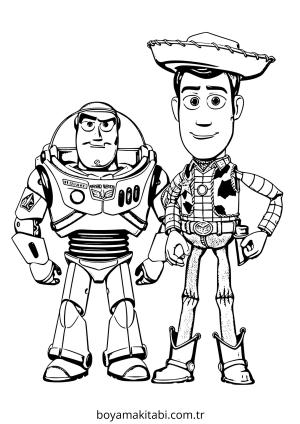 Woody boyama sayfası – çocuklar için, çizgi film temalı