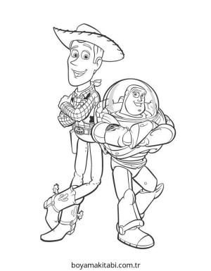 Woody boyama sayfası – ücretsiz yazdır, boyama etkinliği