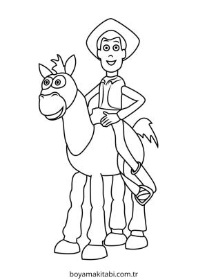 Woody boyama sayfası – eğlenceli etkinlik, el becerilerini geliştirir