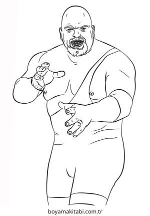 WWE boyama sayfası – yaratıcılık, eğlenceli etkinlik