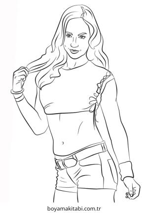 WWE boyama sayfası – çocuk aktivitesi, PDF indir