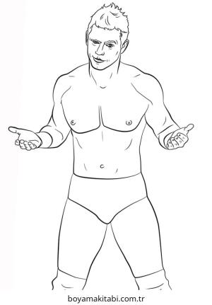 WWE boyama sayfası – sanatsal çalışma, çocuklar için