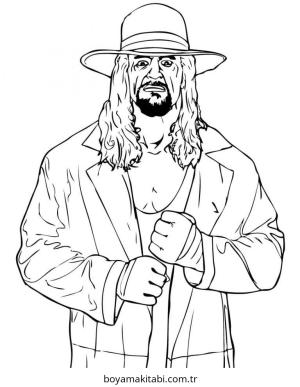 WWE boyama sayfası – ücretsiz yazdır, boyama etkinliği